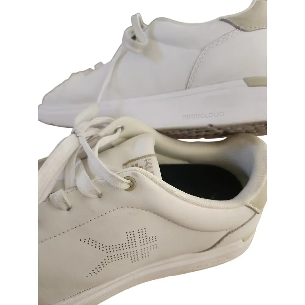 KURU White Leather Comfort Sneakers Men’s 10.5 Women’s 12 Medium